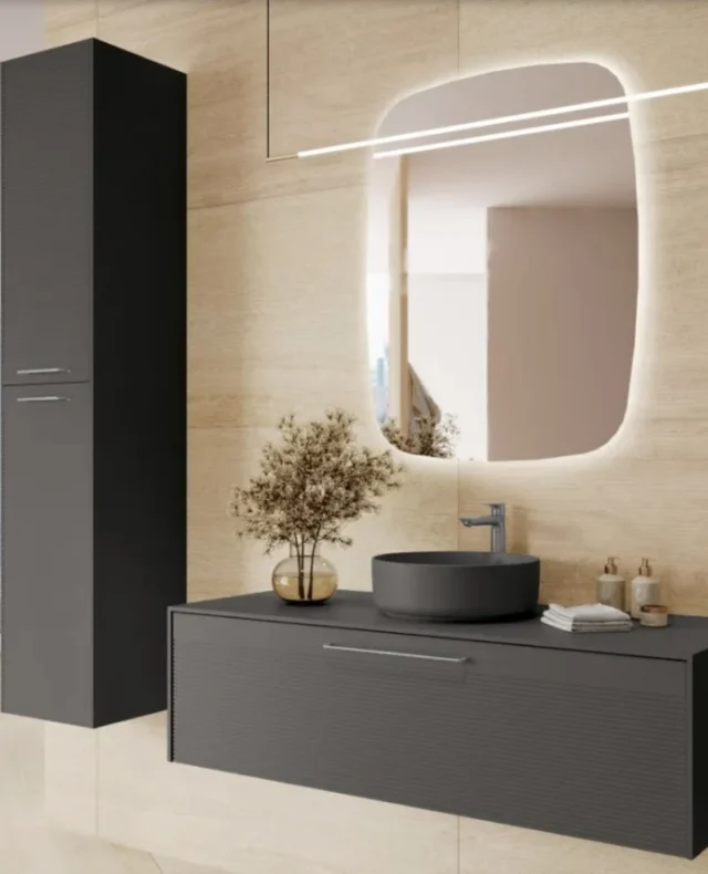 Transform your bathroom into a serene sanctuary with SUMIKO 🌿✨⁠
⁠
It’s embossed textured front of the unit adds a zest of elegance, a pinch of minimalist chic, all sprinkled with a good dose of ergonomics.⁠
⁠
Bring timeless elegance and functionality to your bathroom with SUMIKO.⁠
⁠
-⁠
⁠
🔗 Tap the link in our bio to browse our luxury bathroom furniture ranges!⁠
⁠
🛁 Don’t forget to drop us a follow to be the first to know about our new ranges coming in 2025⁠
⁠
📲 Visit our bio & fill in our contact form to get in touch!⁠
⁠
#bathroominspo #bathroomdecor #interiordesign #bathroomfurniture #modularbathroomfurniture #fittedbathroomfurniture #showerspaces