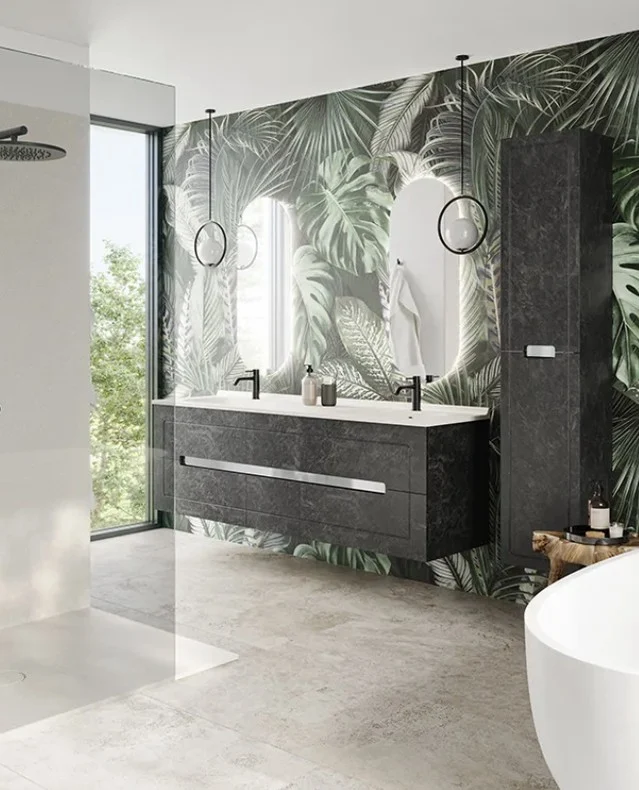 Transform your bathroom with the timeless elegance of PANAME ✨🚿⁠
⁠
PANAME combines sophisticated design with ultimate functionality. With it’s decorative metal rail in Chrome, Matt Black or Copper - and it’s co-ordinating Tall or Mid Height Wall Units!⁠
⁠
Make your bathroom a peaceful retreat with Paname.⁠
⁠
-⁠
⁠
🔗 Tap the link in our bio to browse our luxury bathroom furniture ranges!⁠
⁠
🛁 Don’t forget to drop us a follow to be the first to know about our new ranges launching this May!⁠
⁠
📲 Visit our bio & fill in our contact form to get in touch!⁠
⁠
#bathroominspo #bathroomdecor #interiordesign #bathroomfurniture #modularbathroomfurniture #fittedbathroomfurniture #showerspaces
