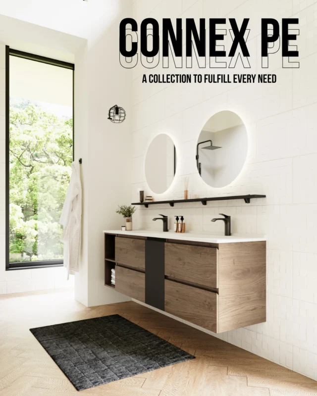 CONNEX, reimagined.⁠
⁠
Our iconic CONNEX range just got a sleek new update introducing CONNEX PE.⁠
⁠
Now featuring a refined recessed profile and brand new handle option to elevate your design possibilities. Available with flush-mounted profiles, could CONNEX PE be part of your bathroom refurb?⁠
⁠
Same smart modularity, now with even more style flexibility.⁠
⁠
-⁠
⁠
🔗 Tap the link in our bio to browse our luxury bathroom furniture ranges!⁠
⁠
🛁 Don’t forget to drop us a follow!⁠
⁠
📲 Visit our bio & fill in our contact form to get in touch!⁠
⁠
#bathroominspo #bathroomdecor #interiordesign #bathroomfurniture #modularbathroomfurniture #fittedbathroomfurniture #showerspaces