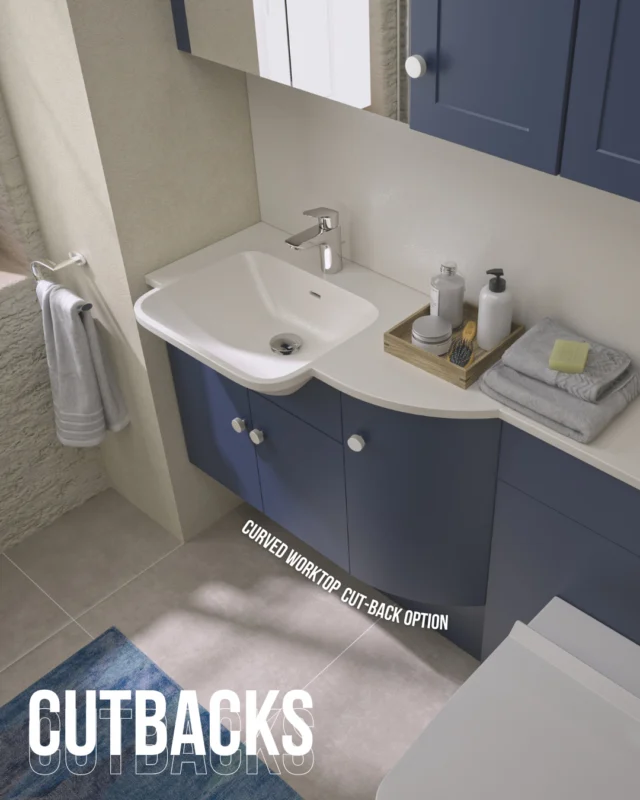 Designed to fit, styled to impress ✨⁠
⁠
Our fitted bathroom furniture is crafted with precision and elegance, available with curved, straight or angled cutbacks, so no matter your bathroom shape, there's a perfect fit waiting.⁠
⁠
Think seamless design, smarter storage and a clutter-free space that works as beautifully as it looks.⁠
⁠
-⁠
⁠
🔗 Tap the link in our bio to browse our spa-like bathroom furniture range, and create your perfect bathroom.⁠
⁠
#bathroominspo #bathroomdecor #interiordesign #bathroomfurniture #modularbathroomfurniture #fittedbathroomfurniture #showerspaces #spaceefficient #smartdesign