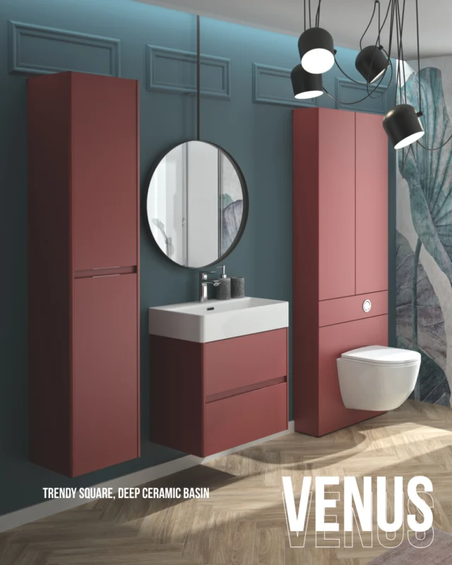 Venus, where style meets smart design ✨⁠
⁠
Featuring a trendy square deep ceramic basin that’s as striking as it is practical, Venus is perfectly sized with a short depth, ideal for smaller bathrooms without compromising on luxury. 🛁⁠
⁠
Compact, confident and crafted to elevate your space.⁠
⁠
-⁠
⁠
🔗 Tap the link in our bio to browse our spa-like bathroom furniture range, and create your perfect bathroom.⁠
⁠
#bathroominspo #bathroomdecor #interiordesign #bathroomfurniture #modularbathroomfurniture #fittedbathroomfurniture #showerspaces #spaceefficient #smartdesign