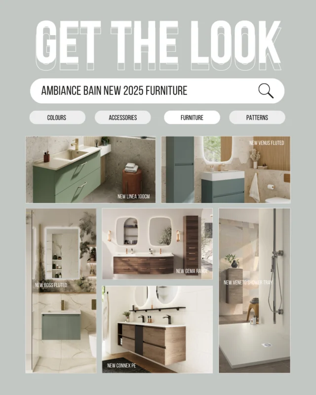 Discover the fresh faces of luxury with all our new ranges for 2025 🛁⁠
⁠
Whether you crave sleek modernity or timeless elegance, our curated collection is designed to inspire your dream bathroom ✨⁠
⁠
Ready to elevate your space with the latest in smart design and spa-like comfort?⁠
⁠
-⁠
⁠
🔗 Tap the link in our bio to browse our spa-like bathroom furniture range, and create your perfect bathroom.⁠
⁠
#bathroominspo #bathroomdecor #interiordesign #bathroomfurniture #modularbathroomfurniture #fittedbathroomfurniture #showerspaces #spaceefficient #smartdesign