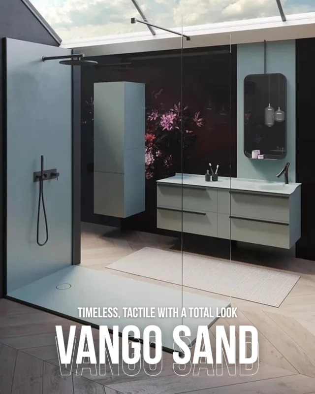 Timeless elegance meets tactile luxury with Vango Sand shower trays ✨⁠
⁠
Featuring a unique sandy texture and colour-matched waste, Vango Sand brings natural warmth and beauty to your bathroom.⁠
⁠
At 2.8cm thick with a flat base for easy installation, these trays offer PN24 anti-slip properties, safe, stylish and comforting underfoot every day.⁠
⁠
Step onto comfort and sophistication.⁠
⁠
-⁠
⁠
🔗 Tap the link in our bio to browse our spa-like bathroom furniture range, and create your perfect bathroom.⁠
⁠
#bathroominspo #bathroomdecor #interiordesign #bathroomfurniture #modularbathroomfurniture #fittedbathroomfurniture #showerspaces #spaceefficient #smartdesign